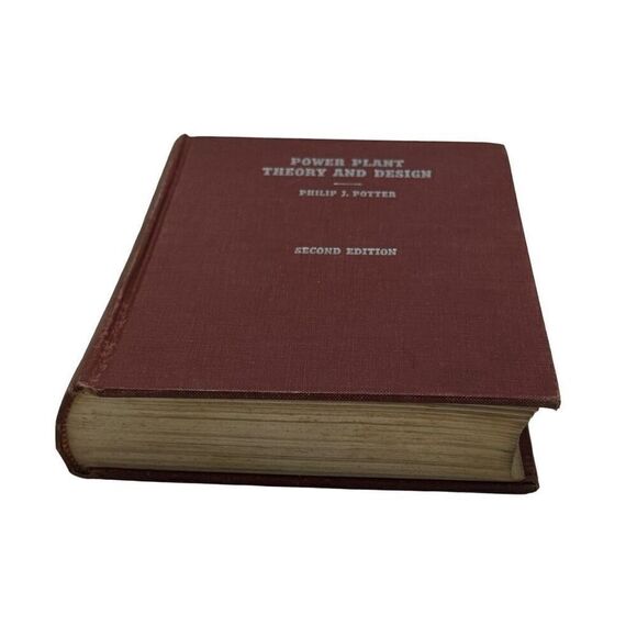 Power Plant Theory and Design Phillip J. Potter Second Edition Hardcover - Picture 3 of 12